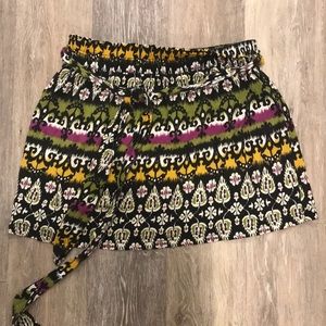 Forever 21 juniors size M print skirt 🟢⚫️🟡🟣